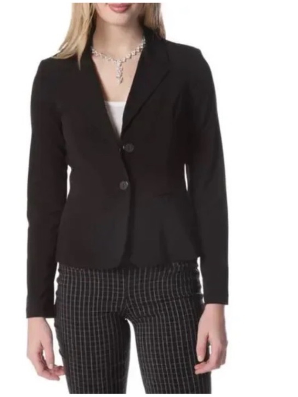 Washable 2-Button Blazer (Juniors)
BCX L New without tags